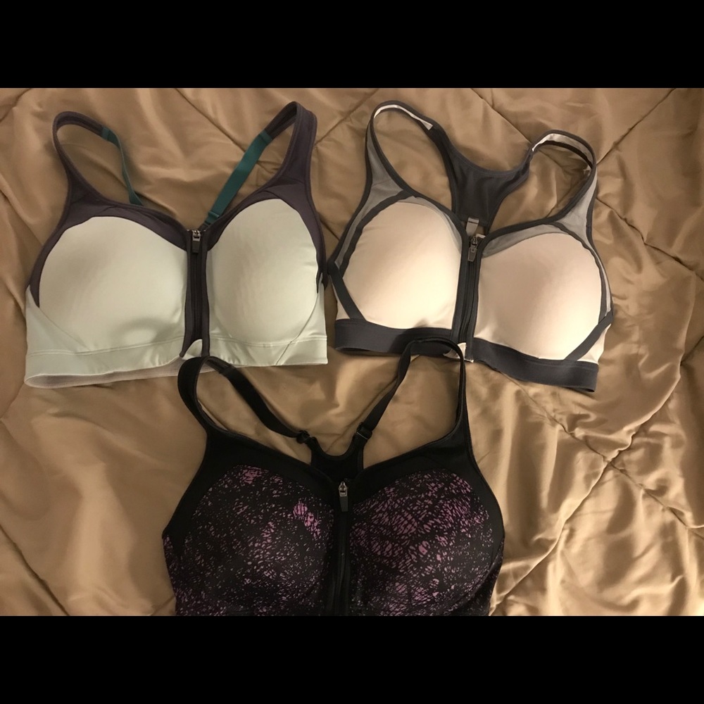 C9 Champion Zip front sports bras 36D